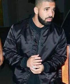 Drake Scorpion Bomber Black Jacket