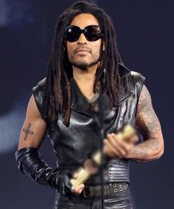 2024 People’s Choice Awards Lenny Kravitz Black Vest