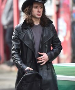 Pressure 2024 Rory Culkin Leather Coat