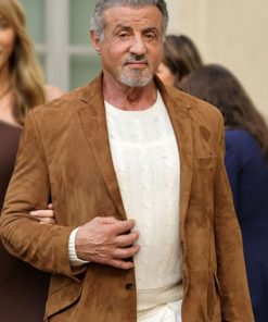 Sylvester Stallone Brown Blazer