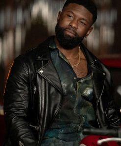 Trevante Rhodes Mea Culpa Black Leather Jacket