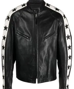 Jr. Super Bowl Black Leather Jacket