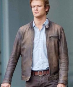 Angus MacGyver Distressed Leather Jacket