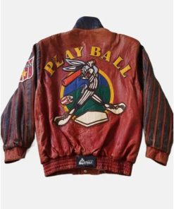 Base Bunny Pink Leather Jacket