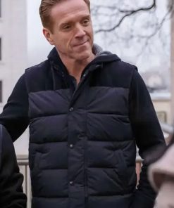 Billions S05 Bobby Axelrod Black Puffer Vest