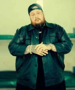 Broken Tour 2024 Jelly Roll Beautifully Leather Jacket