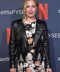 Jen Harding Dead to Me Leather Jacket
