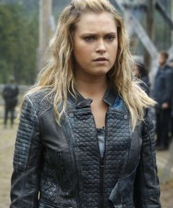 Eliza Taylor The 100 Quilted Leather Jacket