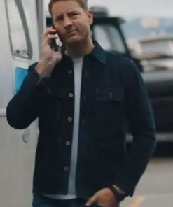 Alternative view of Tracker S1 Justin Hartley Blue Jacket