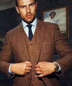 The Gentlemen 2024 Theo James Brown Blazer