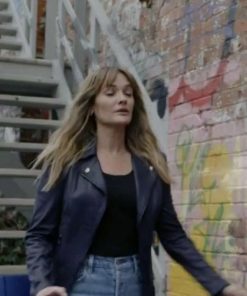 Bre Blair Black Leather Jacket