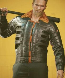 Multilayered Syn-leather Deltajock Jacket