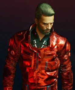 Cyberpunk luminescent punk jacket