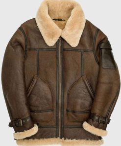 David Iacono Shearling Leather Jacket