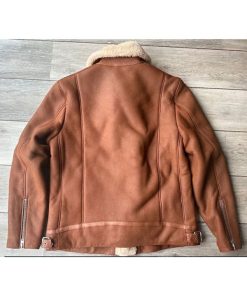 Dayo Okeniyi Shearling Brown Jacket