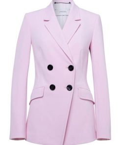 Heather Hemmens Pink Wool Coat
