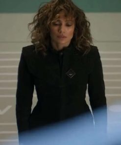 Atlas 2024 Jennifer Lopez Black Jacket