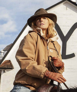 Kelly Reilly Bomber Brown Jacket