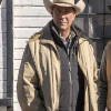 Yellowstone Kevin Costner Beige Jacket