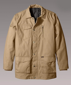 The Terminal List Chris Pratt Brown Cotton Jacket