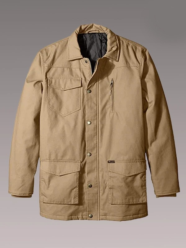 The Terminal List Chris Pratt Brown Cotton Jacket