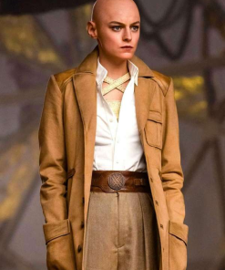 Deadpool & Wolverine Emma Corrin Brown Coat