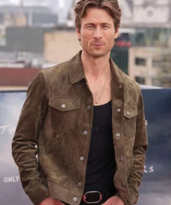 Twisters Glen Powell Suede Jacket