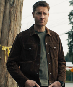 Tracker Justin Hartley Brown Suede Jacket