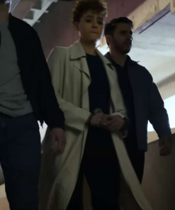 The Killer Nathalie Emmanuel White Trench Coat