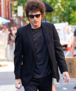 A Complete Uknown Timothée Chalamet Black Blazer