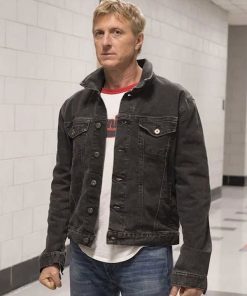 Cobra Kai William Zabka Black Denim Jacket