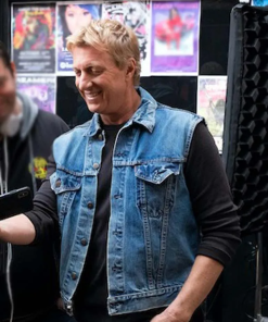 William Zabka Denim Vest