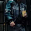 Shooter Mark Wahlberg Eagles Bomber Leather Jacket