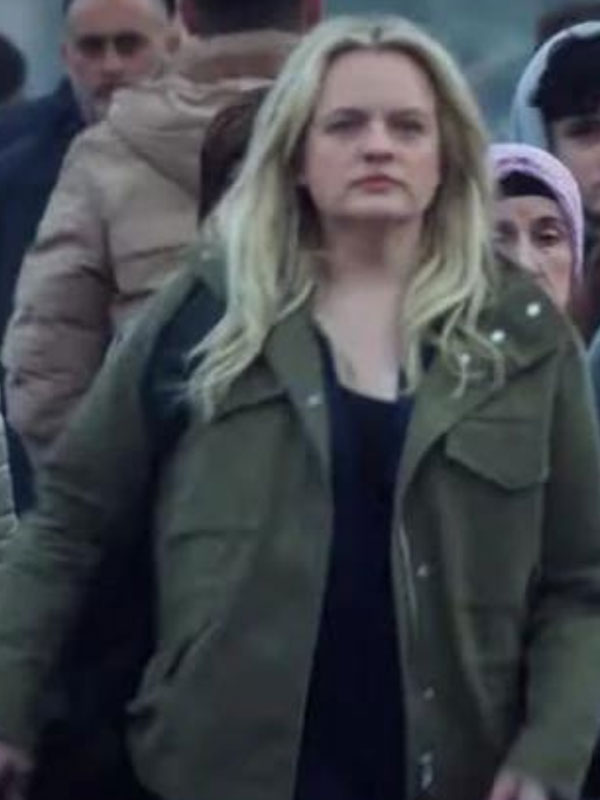 Elisabeth Moss Green Cotton Jacket