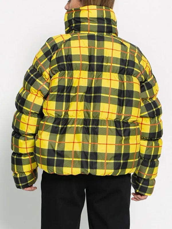 Emily In Paris Lily Collins Yellow Plaid Jacket