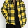 Emily In Paris Lily Collins Yellow Plaid Jacket