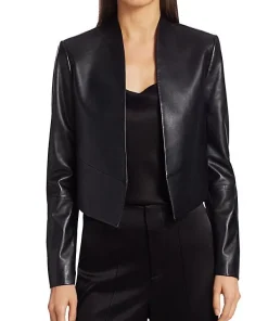 Emily Cooper Black Leather Jacket