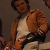 Stranger Things Joe Keery Suede Leather Jacket