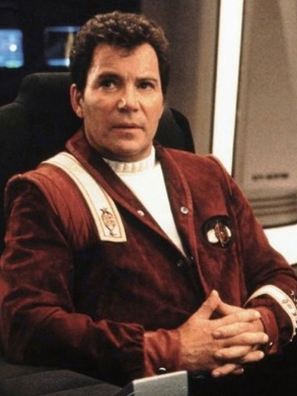 William Shatner Leather Red Jacket