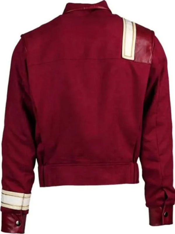 William Shatner Red Leather Jacket