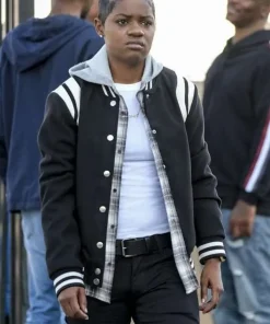 All American Tamia Cooper Black Varsity Jacket