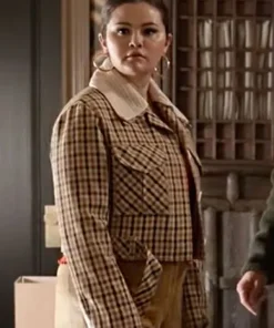 Only Murders In The Building S03 Selena Gomez Plaid Jacket