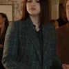 Only Murders in the Building S02 Selena Gomez Plaid Coat