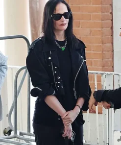 Venice Festival Eva Green Biker Jacket