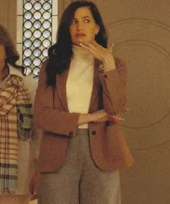 Agatha All Along 2024 Agatha Harkness Brown Blazer