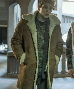 Anthracite 2024 Romeo Deluca Shearling Brown Leather Coat