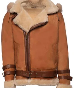 Brock Brown B3 Shearling Aviator Jacket