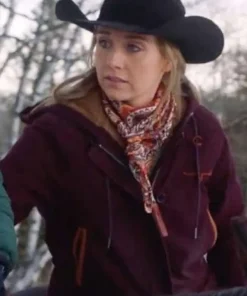Heartland S16 Amy Fleming Maroon Jacket