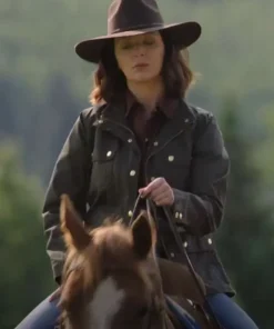 Heartland S17 Samantha Louise Fleming Green Jacket
