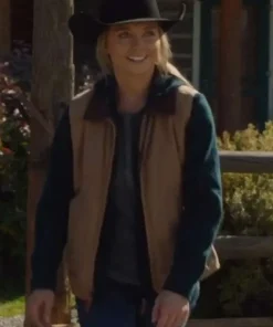 Heartland S16 Amy Fleming Brown Vest